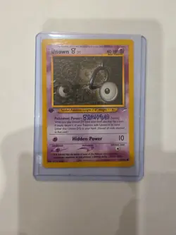 Unown V 89/105 Pokemon TCG Neo Destiny 1st Edition Vintage LP - Image 3