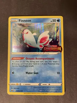 Pokemon TCG Finneon SWSH Black Star Promos SWSH240 Holo Promo - Image 1