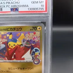 PSA 10 HIROSHIMA'S PIKACHU #261 2025 POKEMON SV-P JP POKEMON CENTER BOX PROMO 2 - Image 3
