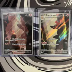 Pokemon 151 Full Art Gen 1 Starter Illustration Rare Set | Squirtle, Charmander - Image 2