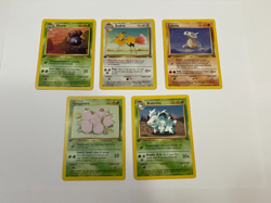 First 1st Edition Pokemon Jungle Lot Gloom Goldeen Dodrio Exeggutor Cubone - Image 1