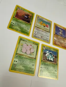 First 1st Edition Pokemon Jungle Lot Gloom Goldeen Dodrio Exeggutor Cubone - Image 2