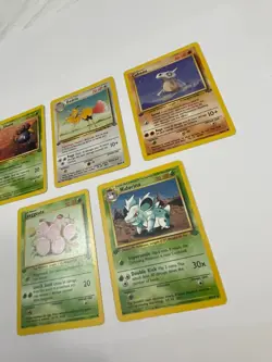 First 1st Edition Pokemon Jungle Lot Gloom Goldeen Dodrio Exeggutor Cubone - Image 4