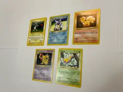 Shadowless Pokemon Base Set Lot Magnemite Wartortle Vulpix Kadabra Weedle - Image 4