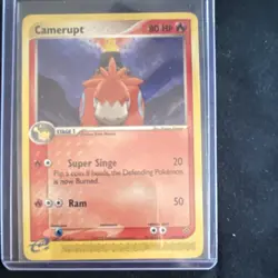 Pokemon Camerupt Uncommon Regular EX Dragon 34/97 2003 Stage 1 Fire 80 HP - Image 1