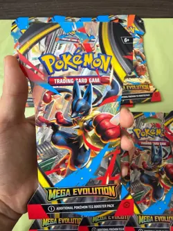 Pokemon TCG Mega Evolution Sleeved Booster Pack- RANDOM ART - Image 2