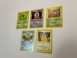 Shadowless Pokemon Base Set Lot Pikachu Caterpie Jynx Tangela Squirtle - Image 4
