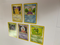Shadowless Pokemon Base Set Lot Pikachu Caterpie Jynx Tangela Squirtle - Image 5