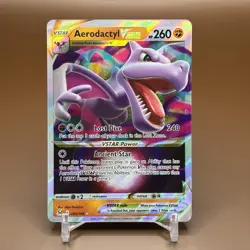 Pokemon TCG Aerodactyl VSTAR Sword & Shield Lost Origin 093/196 Holo Ultra NM - Image 1