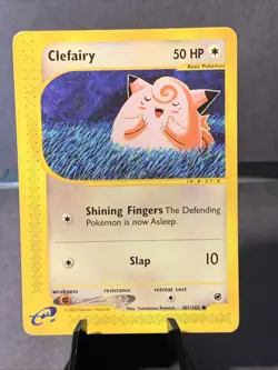 Pokemon TCG Clefairy #101/165 Expedition Base Set Non Holo 2002 WOTC VTG MP - Image 1