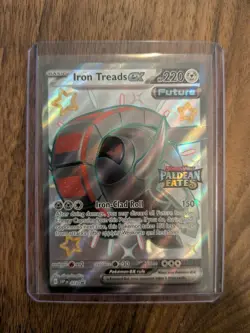Great Tusk EX SVP072 & Iron Treads EX SVP073 - Black Star Promo Pokemon Bundle - Image 1