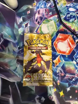 Pokemon League POP Series 9 Booster Pack Rare Out of Print Factory Sealed NEW - Image 1