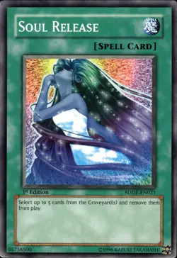 Soul Release - 1st Edition SDDE-EN021 - MP - YuGiOh - Image 1