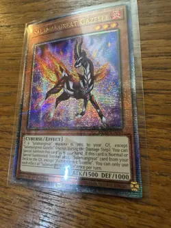 Salamangreat Gazelle - MP24-EN049 - Quarter Century Secret Rare YuGiOh - Image 2