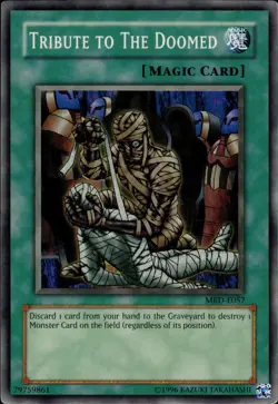 Tribute To The Doomed - Super Rare MRD-E057 - MP - YuGiOh - Image 1