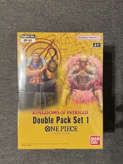 DP-01 Kingdoms of Intrigue OP-04 Sealed Double Pack Case One Piece - Image 1