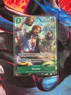 One Piece English OP14-027 Shanks R Alt Art The Azure Sea's Seven - Image 1