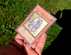 Crystal Beast Topaz Tiger FOTB-EN004 Ultimate Rare YuGiOh Card NM - Image 1