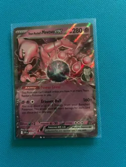 Team Rocket's Mewtwo ex 205 Sv: Scarlet & Violet Promo Cards Holo - English - Image 1