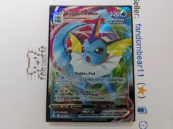 VAPOREON VMAX ULTRA RARE card 030/203 SWSH Evolving Skies 2021 Pokemon NM/LP - Image 5