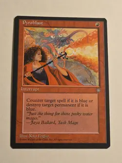 Pyroblast X1 ICE MTG Ice Age - Image 1