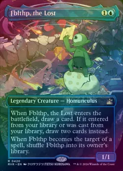 Fblthp, the Lost - Borderless Anime (Foil) (RVR) Ravnica Remastered - NM - Image 1