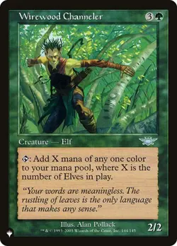MTG - Wirewood Channeler - The List - Mystery Booster 2 - Magic the Gathering - Image 1