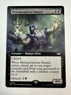 MTG TCG Metamorphosis Fanatic (Extended Art) Duskmourn: House of Horror - Image 1