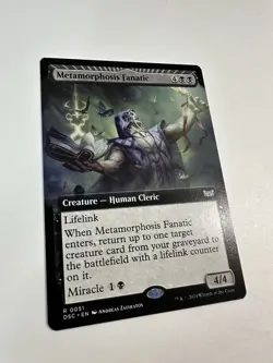 MTG TCG Metamorphosis Fanatic (Extended Art) Duskmourn: House of Horror - Image 3