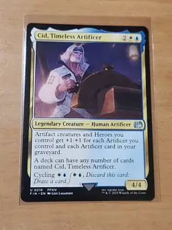 MTG Cid, Timeless Artificer (0216) Final Fantasy Regular - Image 1