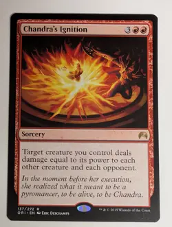 MTG - Chandra's Ignition - ORI - R - 137 - Image 1