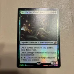 *FOIL* Saryth, The Viper's Fang - MTG Magic The Gathering - NM - Image 1