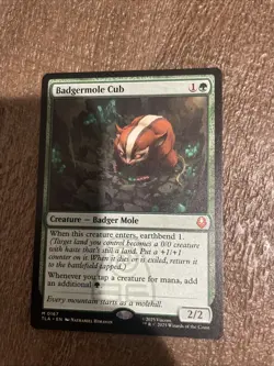 MTG Badgermole Cub - Avatar: The Last Airbender - NM Free Shipping - Image 1