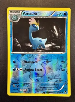 Amaura 25/111 XY - Furious Fists Pokemon TCG LP+/NM - Image 1
