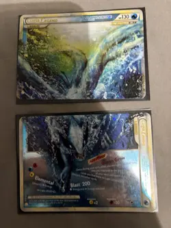 lugia legend top and bottom english 113/123 + 114/123 2010 Pokemon - Image 1