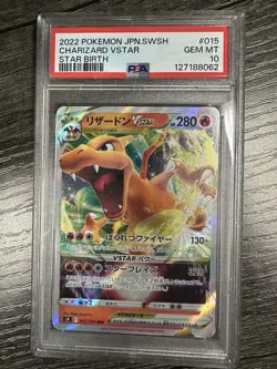 Charizard VSTAR 015/100 S9 Star Birth Japanese Pokemon Star Birth PSA 10 GM - Image 1