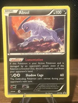 Absol XY178 XY Holo Black Star Promo Pokemon - Image 1