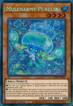 Yugioh Mulcharmy Purulia INFO-EN027 Secret Rare 1st Edition - Image 1