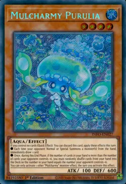 Yugioh Mulcharmy Purulia INFO-EN027 Secret Rare 1st Edition - Image 3