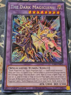 The Dark Magicians - Secret Rare - First Edition Mint Ra04 Yugioh - Image 2