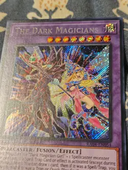 The Dark Magicians - Secret Rare - First Edition Mint Ra04 Yugioh - Image 3