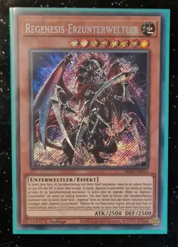 Yu-Gi-Oh! Regenesis-Erzunterweltler ALIN-DE016 Secret Rare 1. Auflage NM-Mint - Image 1