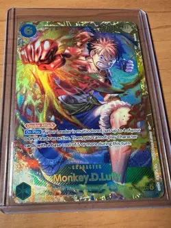 Monkey.D.Luffy SEC OP13-118 Carrying On His Will One Piece TCG NM English - Image 1