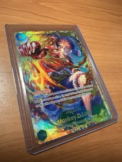 Monkey.D.Luffy SEC OP13-118 Carrying On His Will One Piece TCG NM English - Image 2