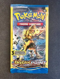 XY Breakpoint 3 Card Booster Pack Pokemon TCG Luxray Artwork Brand New Sealed - Image 1