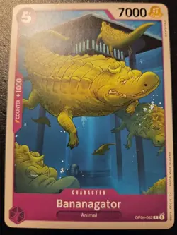 Bananagator OP04-062 Common Kingdoms Of Intrigue One Piece Card Game - Image 1