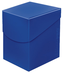 Ultra Pro Eclipse 100+ Pacific Blue Deck Box with Divider card storage case - Image 1