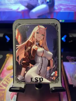 Goddess Story Metal Card Serialized Anime Waifu Zero Two - Image 1