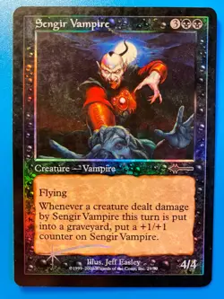 MTG 1x FOIL Sengir Vampire # f29 Beatdown Box Set Magic the Gathering Card x1 MP - Image 1