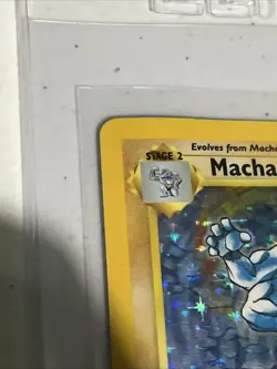 Vintage Pokemon Card TCG Machamp Base Set 8/102 Holo 1st Edition Holo Rare MP/HP - Image 3